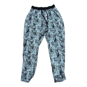Reve Leopard Print Pants Women XL Jogger Lounge Drawstring Elastic Waist Tapered